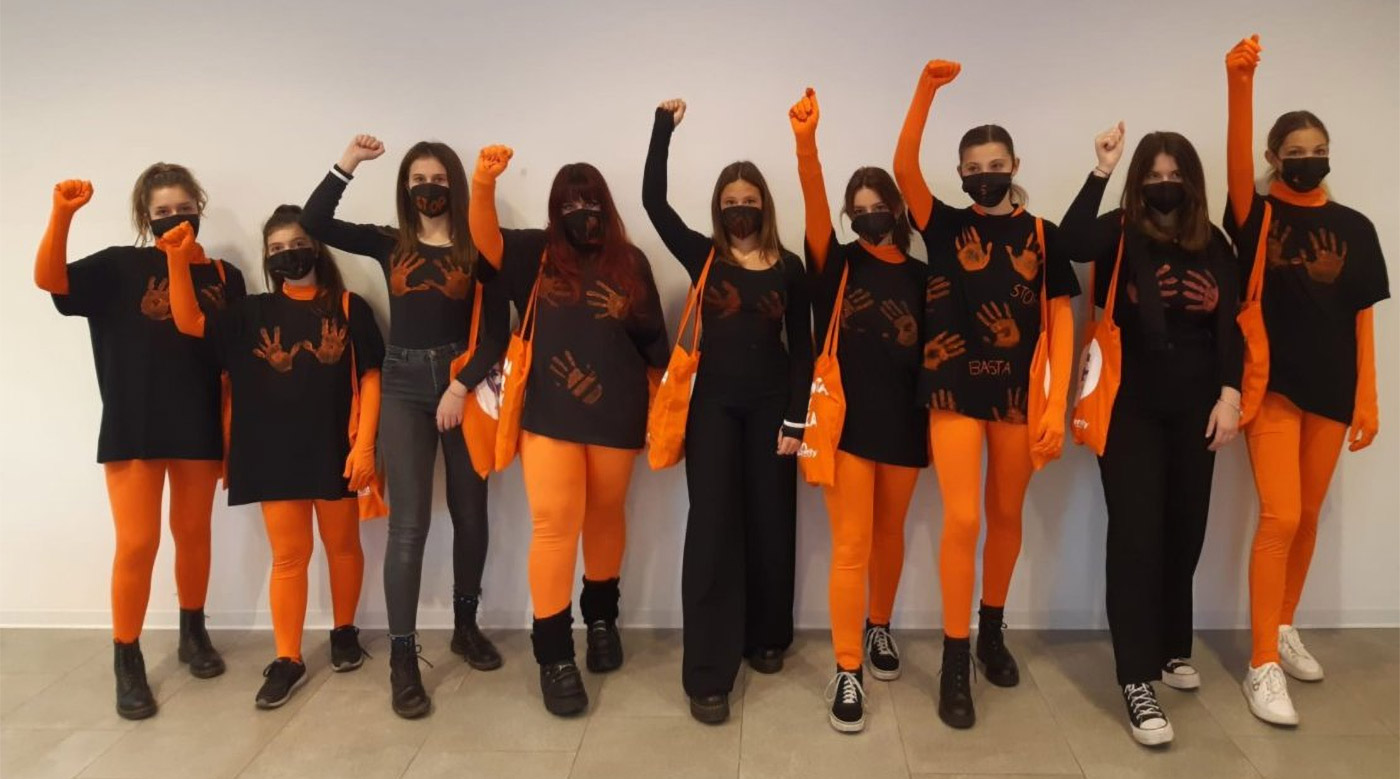 Flashmob gegen Gewalt an Frauen