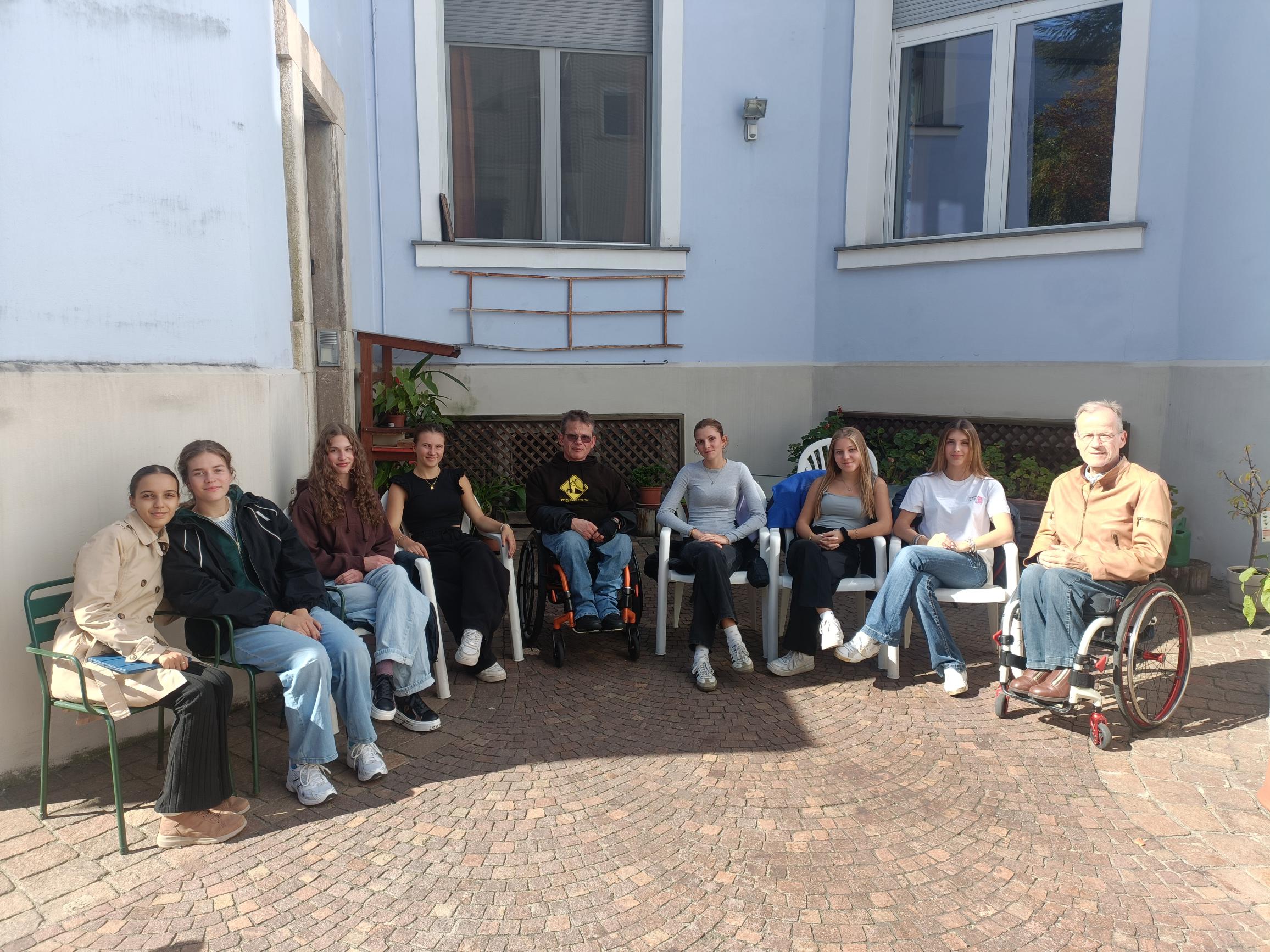 2. Klasse Rollstuhlprojekt